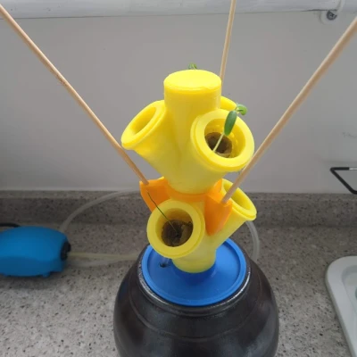 Máy Bơm Sủi Bọt Thủy Canh Mini Trong Lọ/Chậu