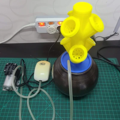 Máy Bơm Sủi Bọt Thủy Canh Mini Trong Lọ/Chậu