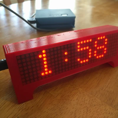 Đồng hồ ESP8266 Wemos Tin tức Thời tiết Màn hình Cuộn