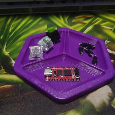 HexTrays - Khay đựng bộ phận hình lục giác xếp chồng