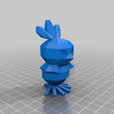 Torchic Phong Cách Low Poly