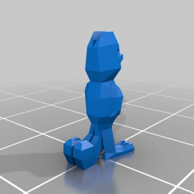 Mô hình Low Poly Treecko
