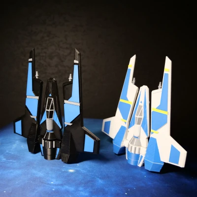 Mô hình chiến đấu cơ Fang Fighter của Mandalorian