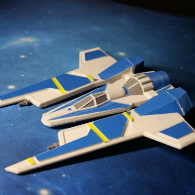 Mô hình chiến đấu cơ Fang Fighter của Mandalorian