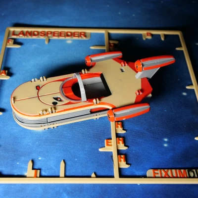 Xe bay của Luke - Landspeeder từ Fixumdude