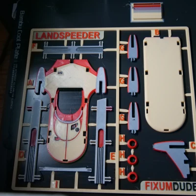 Xe bay của Luke - Landspeeder từ Fixumdude