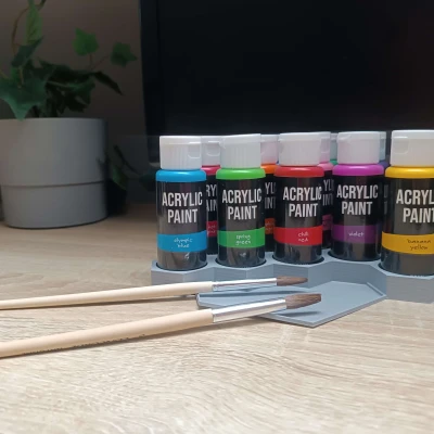 Đế Cắm Sơn Hình Lục Giác