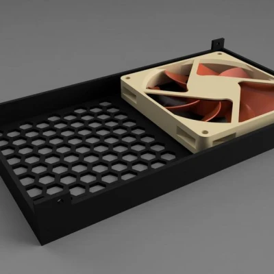 Ốp Nguồn Custom Cho Anycubic Mega X Quạt 92mm Êm Ái