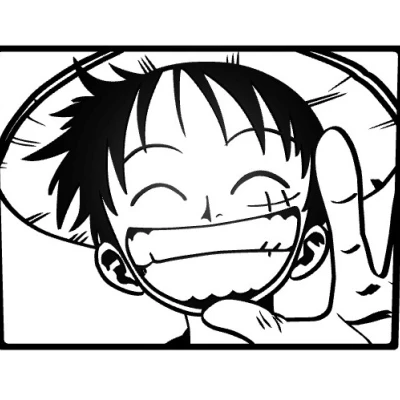 Tranh Treo Tường Luffy One Piece - Tấm Truy Nã