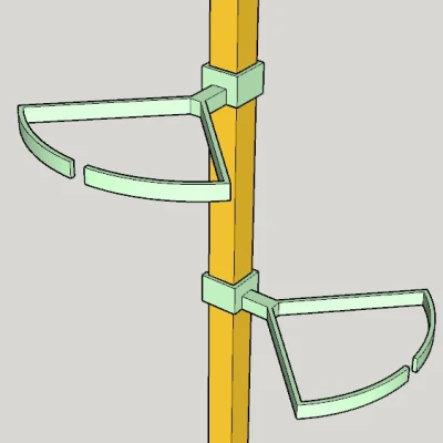 Trụ Đỡ Cây Cối (Rau Thơm, Hoa, Cỏ,...)