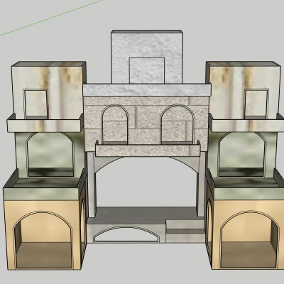 NHÀ CỬA CHO MÔ HÌNH GIÁNG SINH GT 27