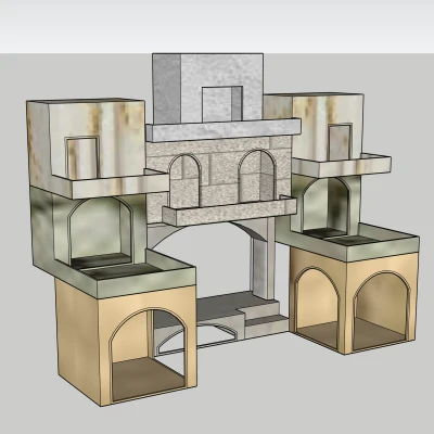 NHÀ CỬA CHO MÔ HÌNH GIÁNG SINH GT 27