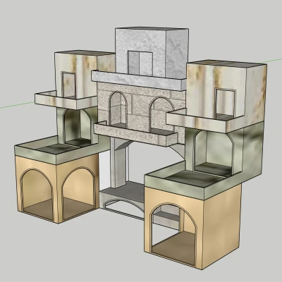 NHÀ CỬA CHO MÔ HÌNH GIÁNG SINH GT 27