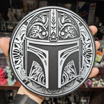 Mũ bảo hiểm Mandalorian "Fleur de Lorian" (Lấy cảm hứng từ Star Wars)