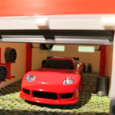 Garaz Đua Turbo Racing Tỷ Lệ 1/76