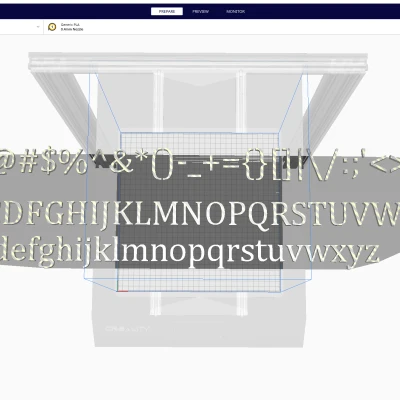 Trọn Bộ Chữ Cái và Ký Tự 3D Font Cambria