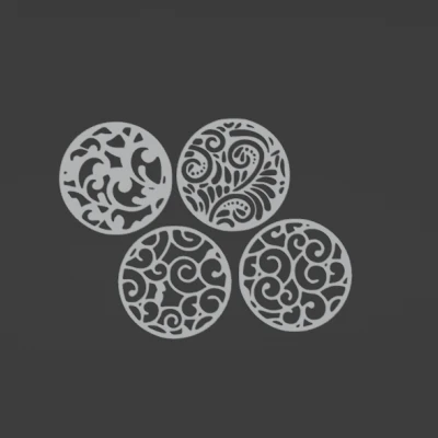 Lót ly hình sóng (Wavey coasters)