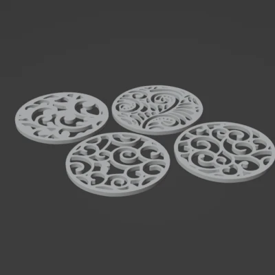 Lót ly hình sóng (Wavey coasters)