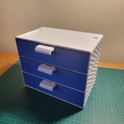 Hệ Thống Ngăn Kéo Modun Gridfinity 6U