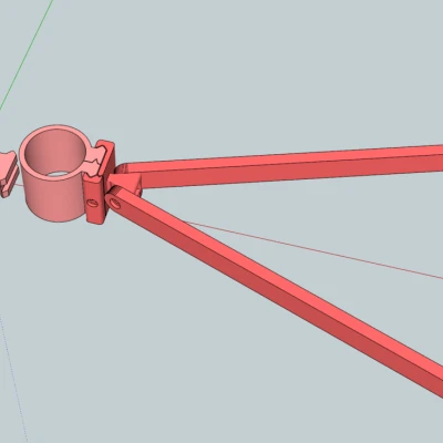 Đế Picatinny trên ống giảm thanh Hatsan MOD 25 Super Tactical để gắn bipod
