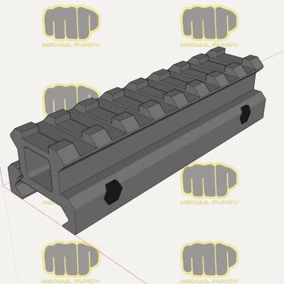 Thanh Nâng Weaver Veber 015 - Cao 15mm