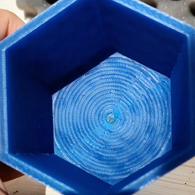 Chậu hoa hình lục giác 2.5