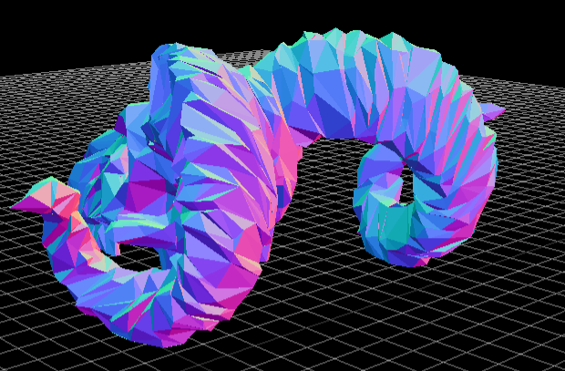 Đầu Lâu Cừu Phong Cách Low Poly