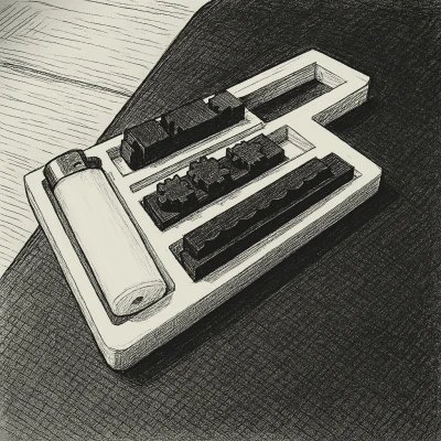 Kệ Đựng Giấy Nhám Gridfinity