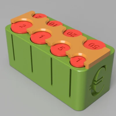 Hộp Đựng Tiền Xu Euro