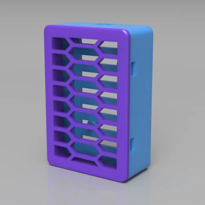 Vỏ Case LM2596 DC-DC Gắn Nhôm Định Hình