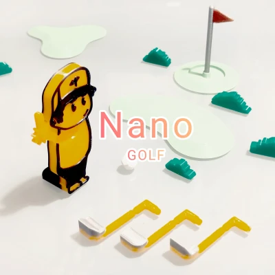 Nano-Golf - Chơi Golf Mini Siêu Nhỏ Trên Bàn