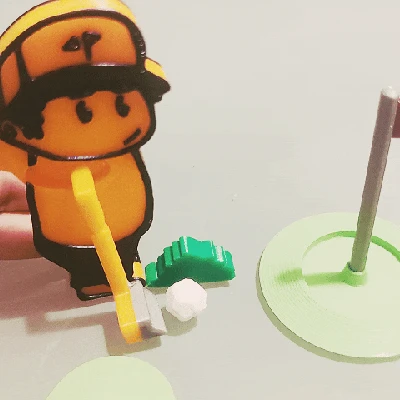 Nano-Golf - Chơi Golf Mini Siêu Nhỏ Trên Bàn