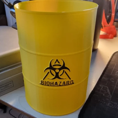 Thùng Rác Sinh Học (Biohazard Barrel)