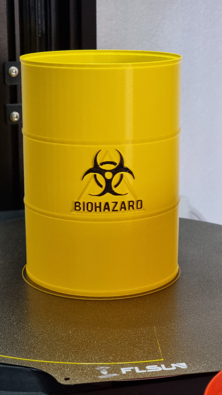 Thùng Rác Sinh Học (Biohazard Barrel)