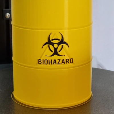 Thùng Rác Sinh Học (Biohazard Barrel)