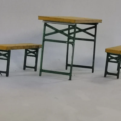 Bộ Bàn Ghế Bia - Biertischgarnitur Tỷ Lệ 1:32