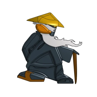 Mô hình 3D Sư Phụ Sensei Club Penguin