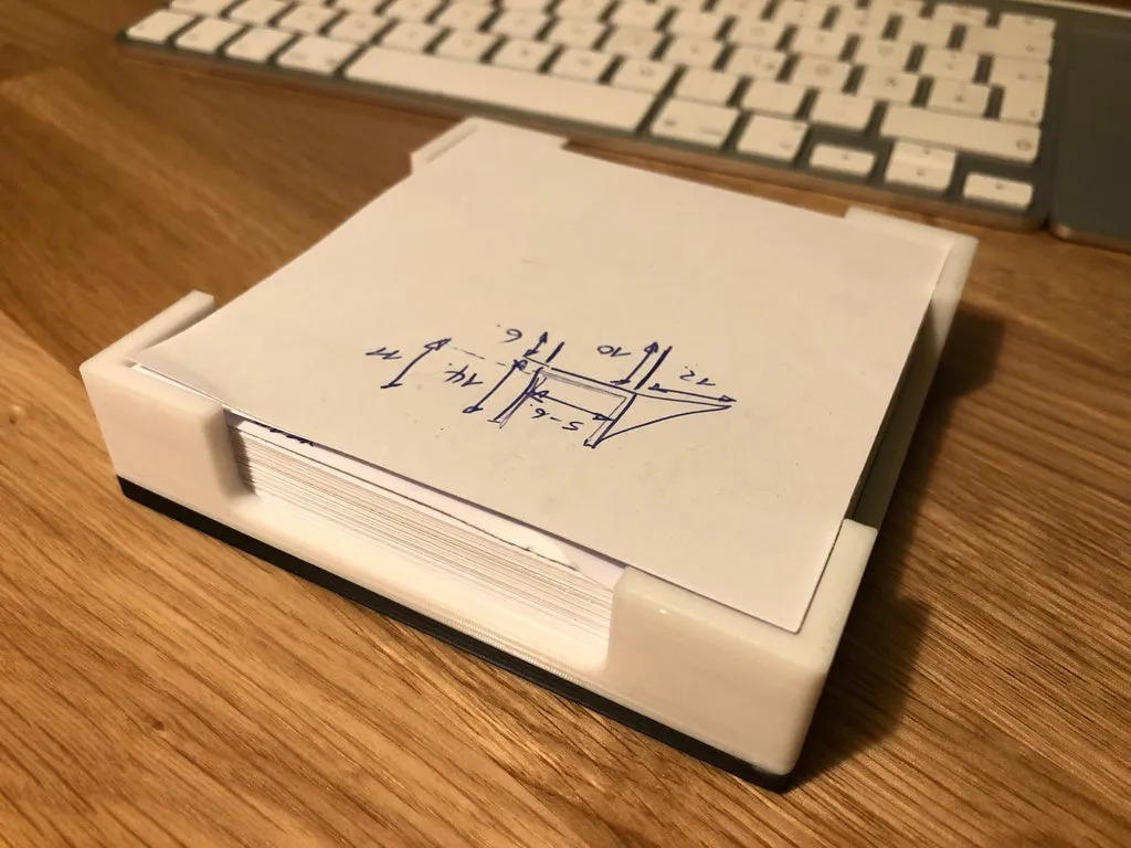 Hộp Đựng Giấy Ghi Chú / Hộp Zettel - Tái Chế Giấy Ghi Chú Cũ Hiệu Quả