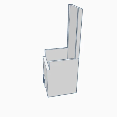 Chân đế điều khiển Wii 1 khe cắm có đánh dấu cho người chơi 1 và 2