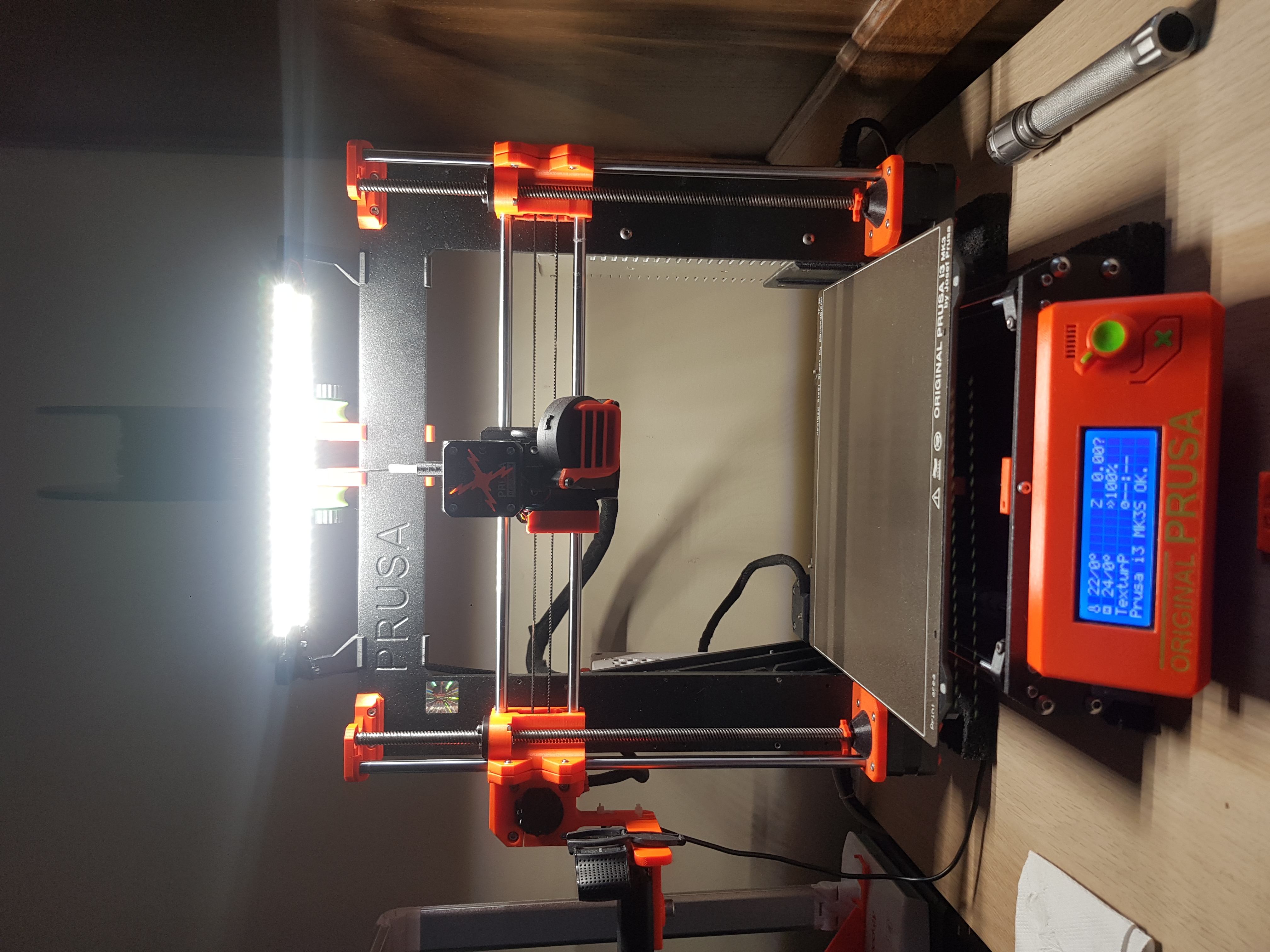 Ống dẫn dây tóc kèm led tích hợp cho Prusa MK3/MK3S/MK3S+