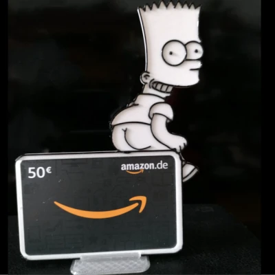 Dụng Cụ Trình Bày Thẻ Quà Tặng Bart Simpson