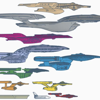 Mô hình Treo Tường Từ Enterprise (Star Trek) - Giờ Thêm 38% Chất Enterprise!