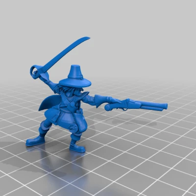 WHQ Witch Hunter - Mô Hình Cho Warhammer Quest