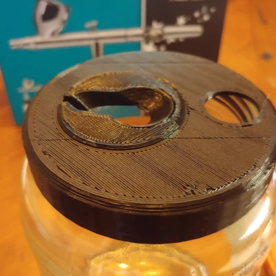 Phụ kiện nắp hũ rửa cọ Iwata Eclipse HP-CS