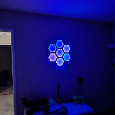 Đèn LED Treo Tường Hình Lục Giác