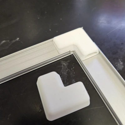 Bộ nối góc 90 độ cho thanh LED - Nối 2 thanh LED ở góc 90 độ