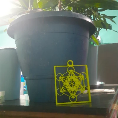 Khối Lập Phương Metatron Đa Năng (Phụ kiện chìa khóa/dây chuyền, mặt dây, bùa hộ mệnh, trang trí phòng)