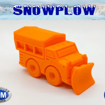 Xe ủi tuyết "Print in Place" Fixum Dude Motors