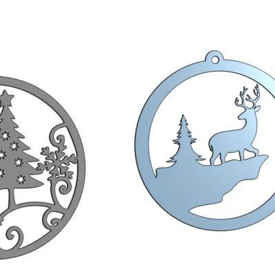 Mô hình Đồ trang trí Giáng sinh 3D