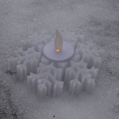 Chân Nến Bông Tuyết